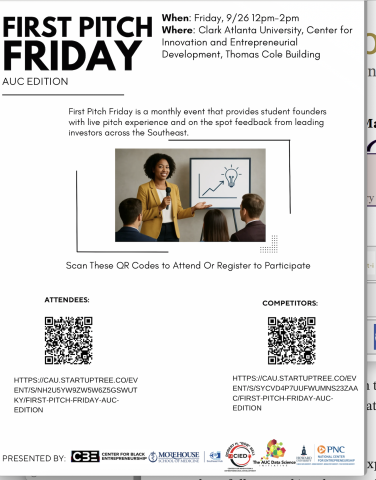 flyer for first pitch friday