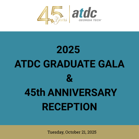 ATDC Graduation graphic