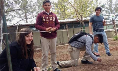 As a student, Nicole Kennard helped SLS launch the United Nations-affiliated RCE Greater Atlanta network and visited RCE Borderlands México-USA to conduct workshops with local youth. Credit: Nicole Kennard