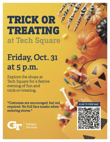 Trick or Treating at Tech Square 