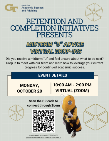 Midterm "U" Advice Virtual Drop-ins 