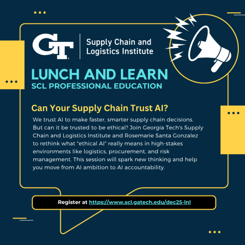 Can Your Supply Chain Trust AI?