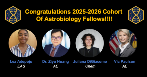 2025-26 Georgia Tech Astrobiology Fellows