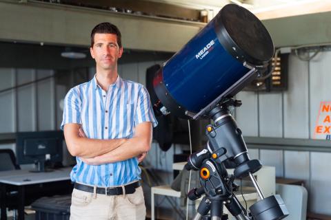 Paul Sell of the School of Physics (Photo: Benjamin Zhao/Georgia Tech)