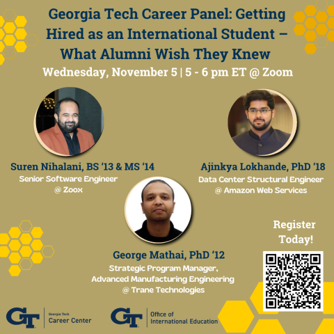 alumni panel flyer