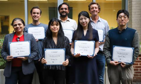 2025 Fall Postdoc Research Symposium Winners Photo