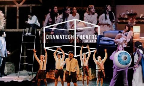 DramaTech Theatre; graphic of various performances