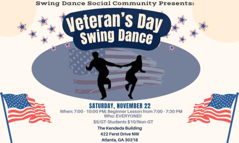Veteran's Day Swing Dance; 11/22