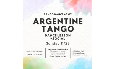 Argentine Tango: Dance Lesson