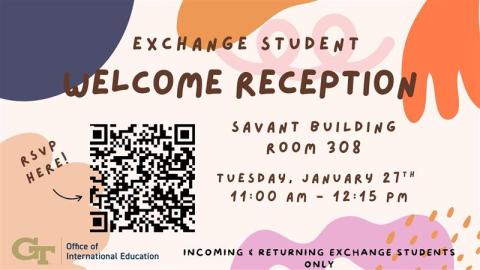 welcome reception flyer