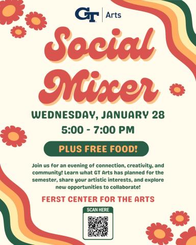 GT Arts Social Mixer graphic