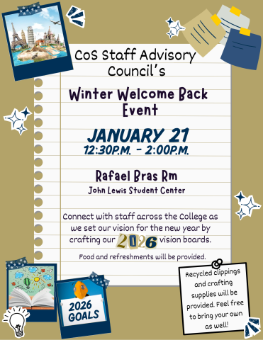 COSSAC Winter Welcome Back Event