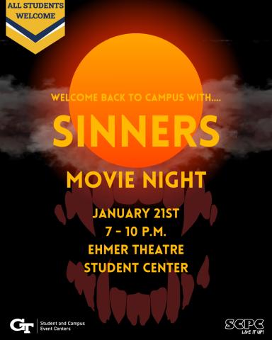 SCPC Sinners movie night