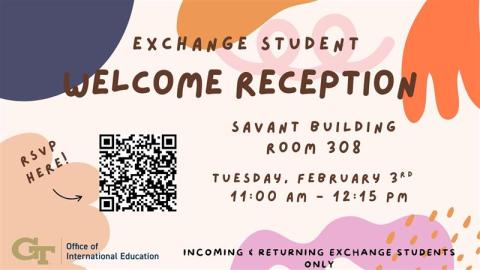 welcome reception graphic