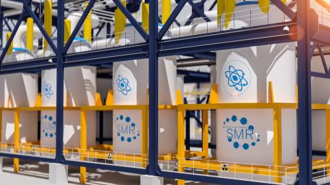 Stock Image: Showing SMRs stored.