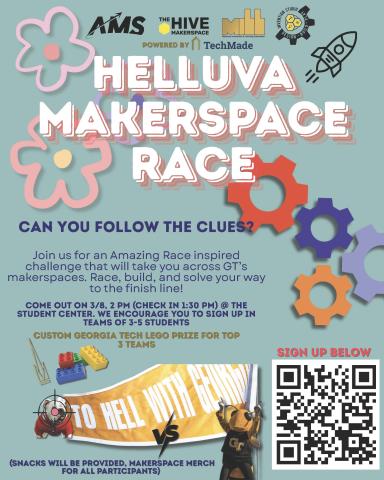 Flyer for Helluva Makerspace Race