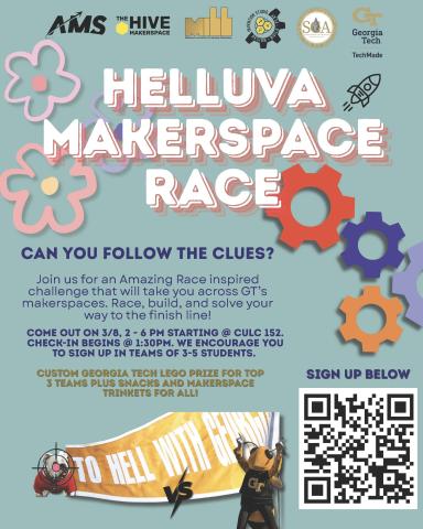 Flyer for Helluva Makerspace Race