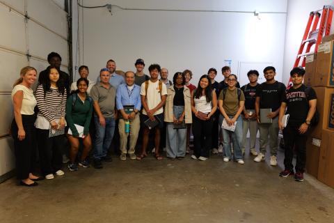 Group of students who participated in the Energy Solutions VIP course.