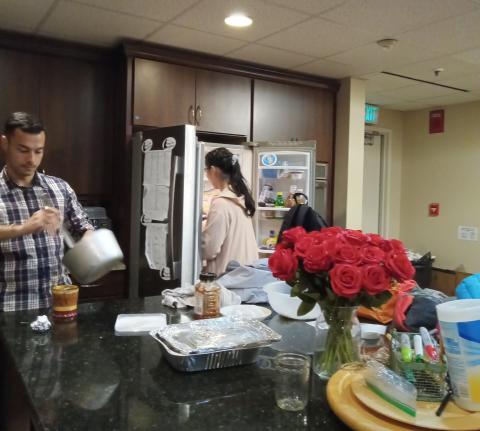 Photo by Estelle Rita. “Twice a week, every week, we make breakfast.”  