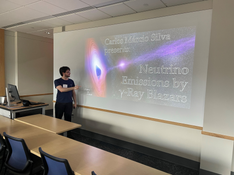 Photo of John H. Martinson Honors Program student Carlos Márcio de Oliveira e Silva Filho