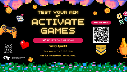 Join us for fun and games at Activate Games-Buckhead!