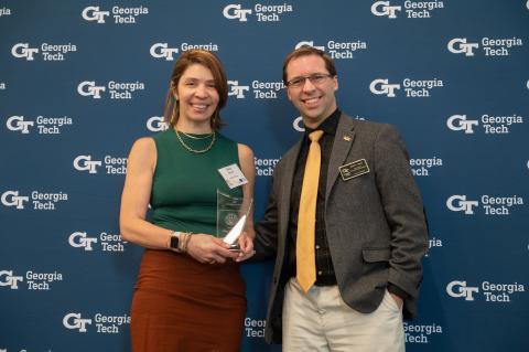 Dima Nazzal recognized with Class of 1934 Outstanding Service Award 