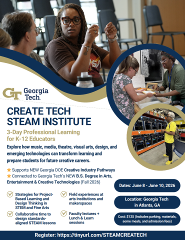 Create Tech Steam Institute Flyer