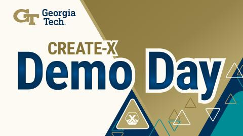 CREATE-X Demo Day Banner Logo