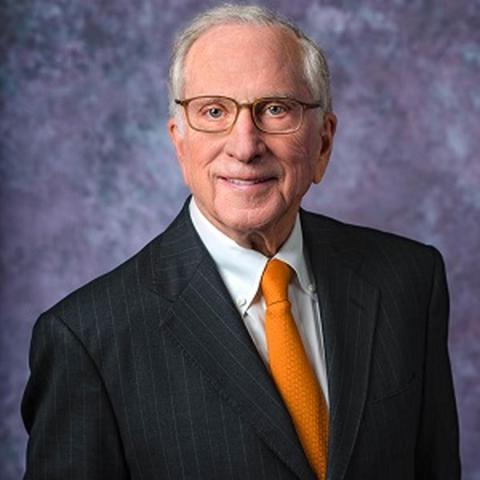 Portrait photo of Sam Nunn, Distinguished Professor at Georgia Tech Ivan Allen College