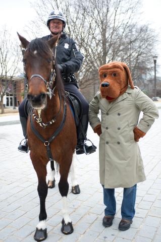 McGruff and Mounted Patrols