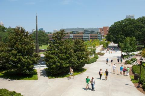 Tech Walk, Campanile, Clough