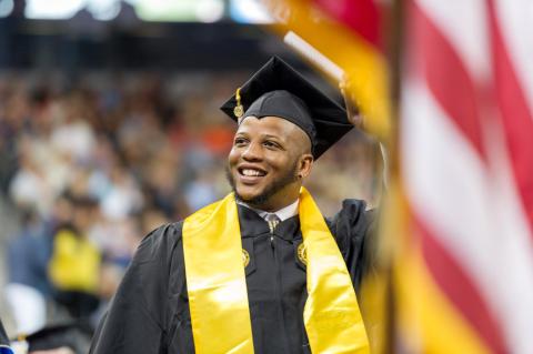 Athletes at Commencement