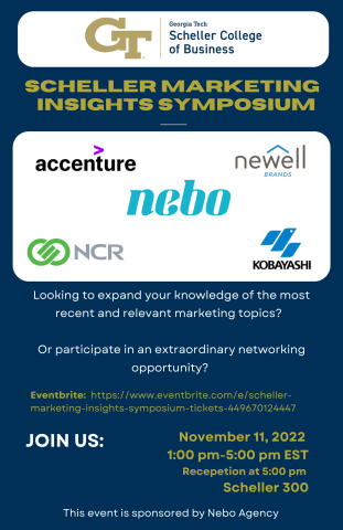 Scheller Marketing Insights Symposium