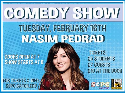 SCPC Comedy presents: Nasim Pedrad!