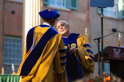 Rafael L. Bras at College of Charleston Inauguration
