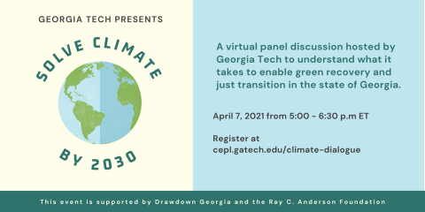 Solve Climate By 2030 Event Flyer April 7, 2021