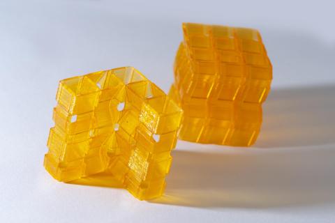 Origami structures created by 3D printing