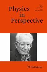 Cover of the Physics in perspective journal.