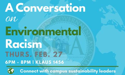 Flyer for A Conversation on Environmental Racism