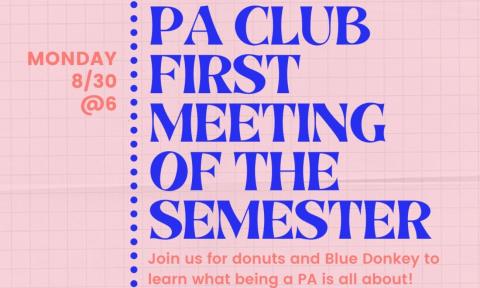 PA Club Meeting