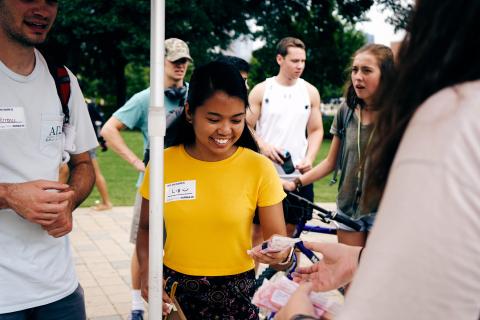 Students get free King of Pops treats at Ramble In