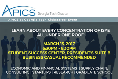 ISyE Alumni Networking Night hosted by APICS - Georgia Tech