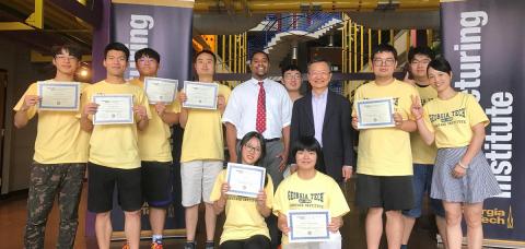 Group photo with Ben Wang and Billyde Brown for the 2019 GTMI-GTLI Summer Immersion Program.