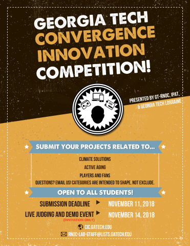 Fall 2018 Convergence Innovation Competition