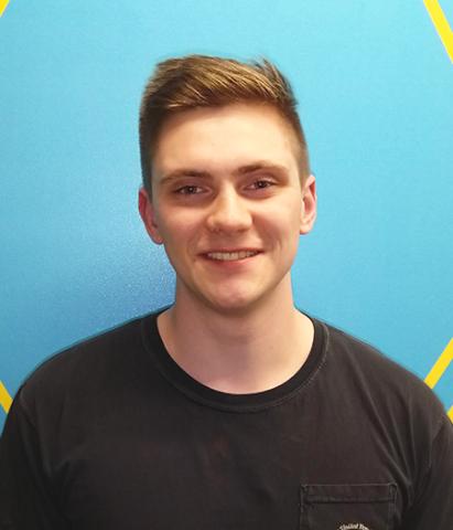 Portrait of Sustainable Undergraduate Research Fellow Conner Hawley.