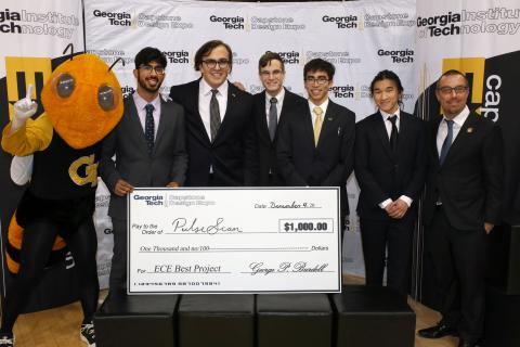 photograph of PulseScan, the ECE winner of the Fall 2018 Capstone Design Expo