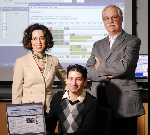 (From left to right) Pinar Keskinocak, Faramroze Engineer, and Larry Pickering