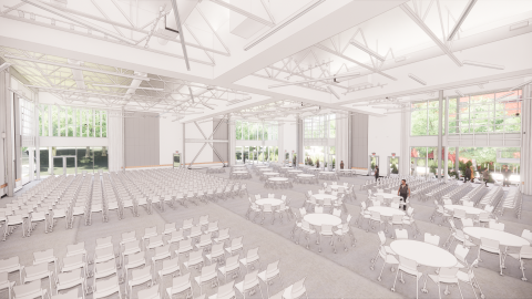 Image of interior of the 12,000 ft2 midtown ballroom