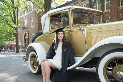 Hannah Greenwald, an Environmental Engineering graduate, was awarded the 2017 Tau Beta Pi Cup given to Georgia Tech's top undergraduate researcher. 