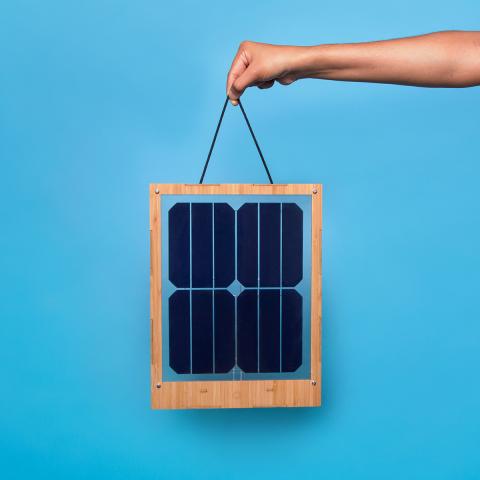 The Window Solar Charger enables individuals to harvest energy from their window and charge their mobile devices off the grid. 